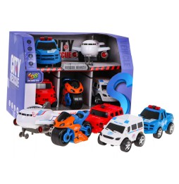 Set of 5 Powered Vehicles for Kids 3+