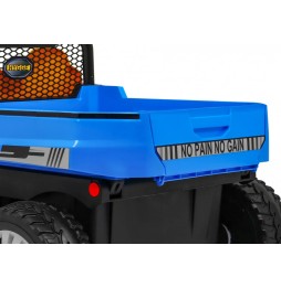 Farmer Truck for 2 Kids - Blue 4x4 with Remote