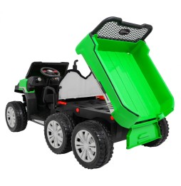 Farmer Truck for Kids, Green, 4x4 Drive, Remote, Audio LED