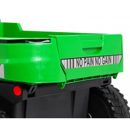 Farmer Truck for Kids, Green, 4x4 Drive, Remote, Audio LED