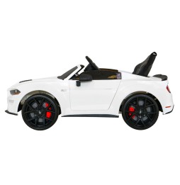 Ford Mustang GT Car for Kids - White with LED