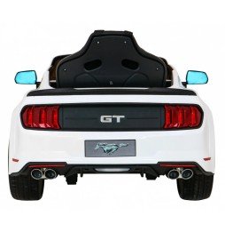 Ford Mustang GT Car for Kids - White with LED