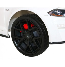 Ford Mustang GT Car for Kids - White with LED