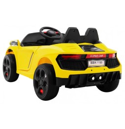 Kids Future Car Yellow with Remote and MP3