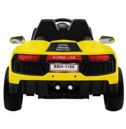 Kids Future Car Yellow with Remote and MP3