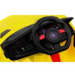 Kids Future Car Yellow with Remote and MP3