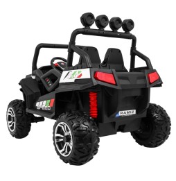 Buggy Grand Lift copii alb 4x4 telecomandă radio mp3