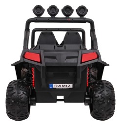 Buggy Grand Lift copii alb 4x4 telecomandă radio mp3