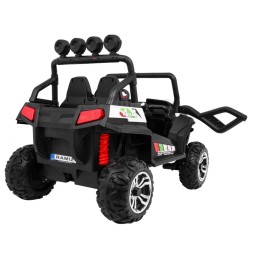 Buggy Grand Lift copii alb 4x4 telecomandă radio mp3