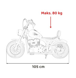 Motor SPEED Power czarny 250W z akumulatorem 24V7Ah