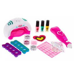 Nail Art Set for Girls with Dryer