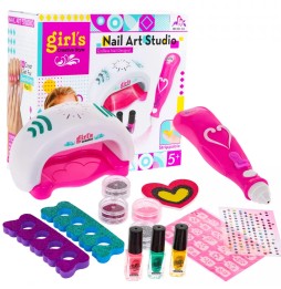 Nail Art Set for Girls with Dryer