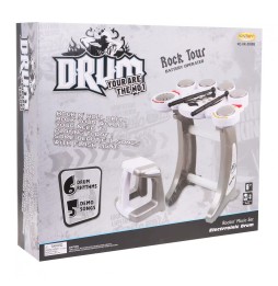 Electronic Drum Set for Kids with 5 Pads and Stool