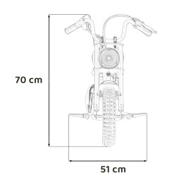 Blue SPEED Power Motor Vehicle with 250W Engine