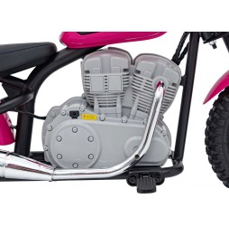 Pojazd motor speed power różowy z silnikiem 250w