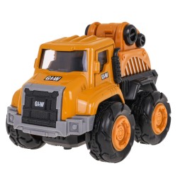 Set 6 vehicule metalice de construcție pentru copii 3+