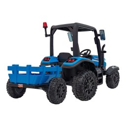 Blue Blast Tractor with Trailer for Kids