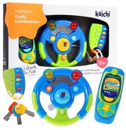 Interactive Driver Set for Kids 3+ with Sounds and Lights