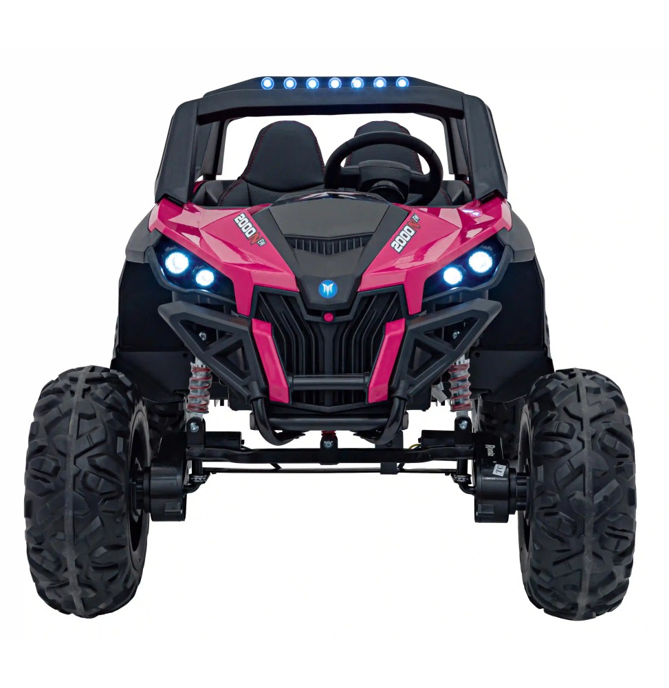 Vehicul buggy utv-mx 2000n roz pentru copii