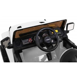 Jeep wrangler rubicon dla dzieci z pilotem i mp3