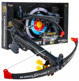 Child's Crossbow Set with Target and 5 Bolts