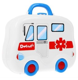 Set medical pentru copii cu valiză de ambulanță