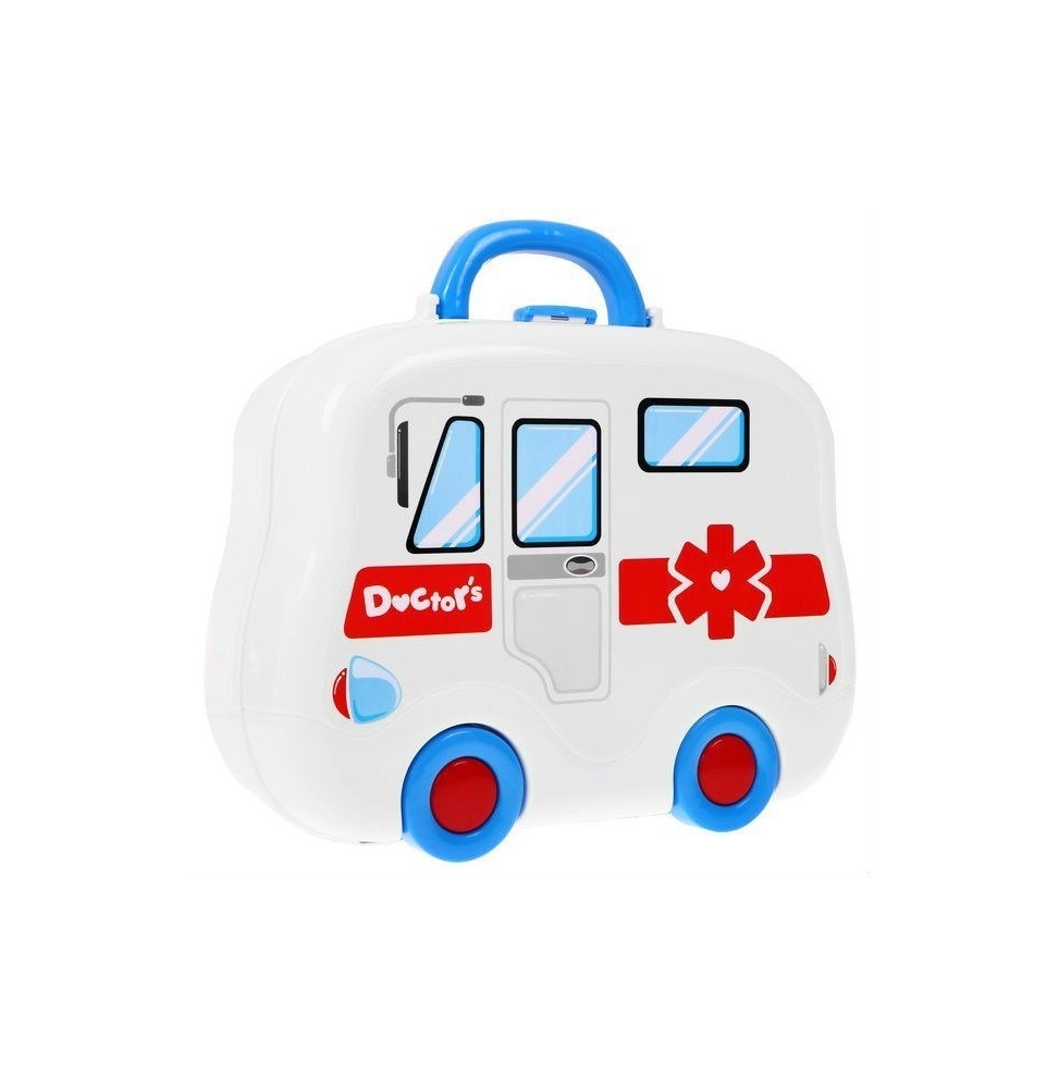 Set medical pentru copii cu valiză de ambulanță