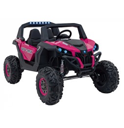 Vehicul buggy utv-mx 2000n roz pentru copii