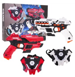 Laser Gun Set with Targets and Smoke Function