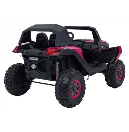 Vehicul buggy utv-mx 2000n roz pentru copii