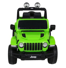 Jeep Wrangler Rubicon pentru copii, mp3, verde