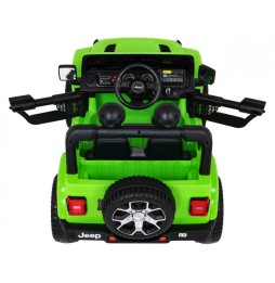 Jeep Wrangler Rubicon pentru copii, mp3, verde