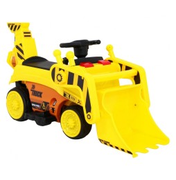 Children's Yellow Excavator with Moving Bucket and Sound