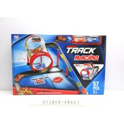 Race Track with Barrel for Kids 3+ 57 pcs.