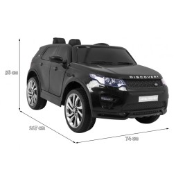 Black Land Rover Discovery for Kids with Remote Control