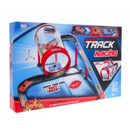 Race Track with Barrel for Kids 3+ 57 pcs.