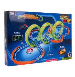 Extreme Racing Track for Kids 3+ with LED Car