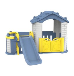 3-in-1 Garden House for Kids with Slide