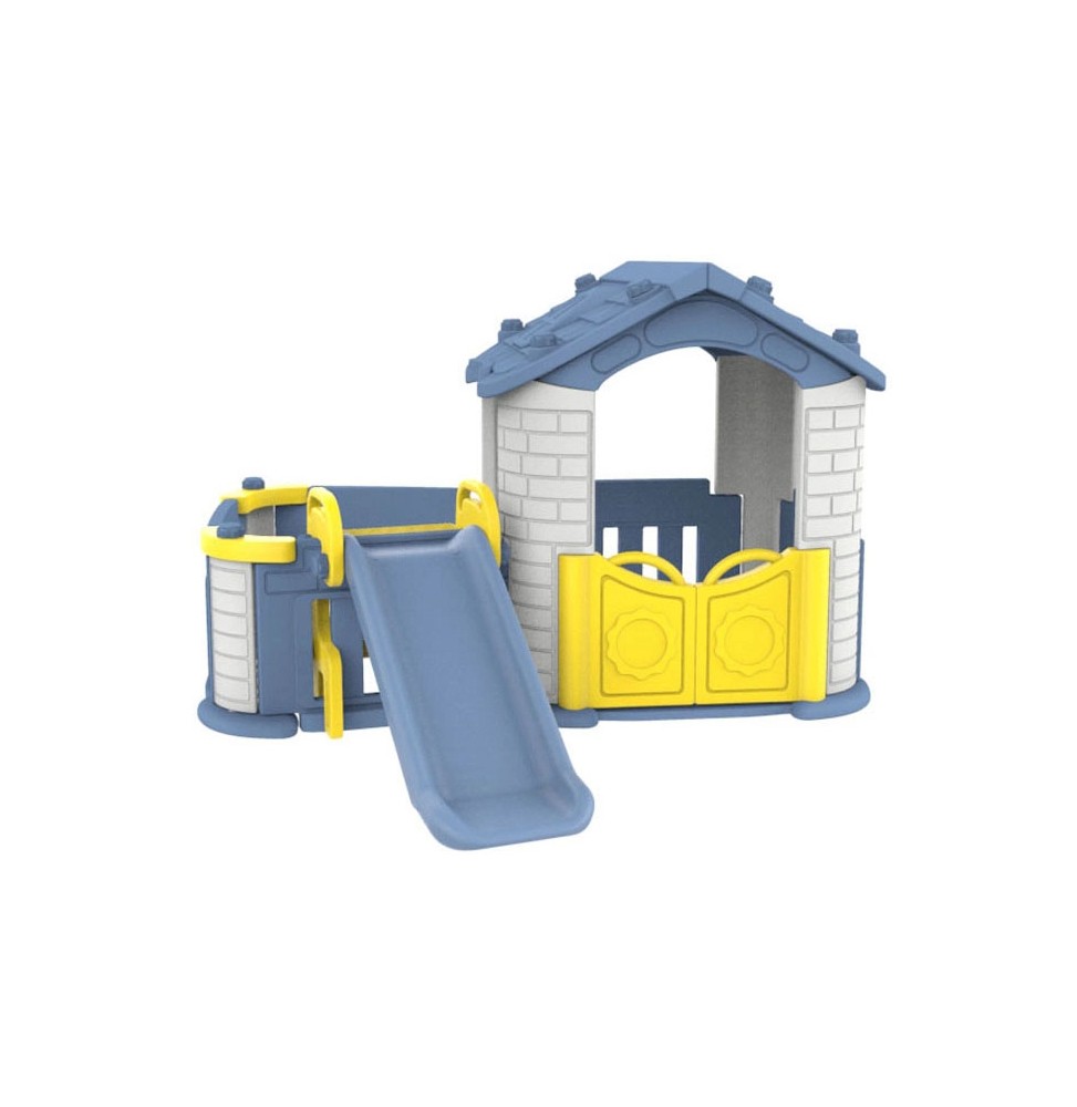 3-in-1 Garden House for Kids with Slide