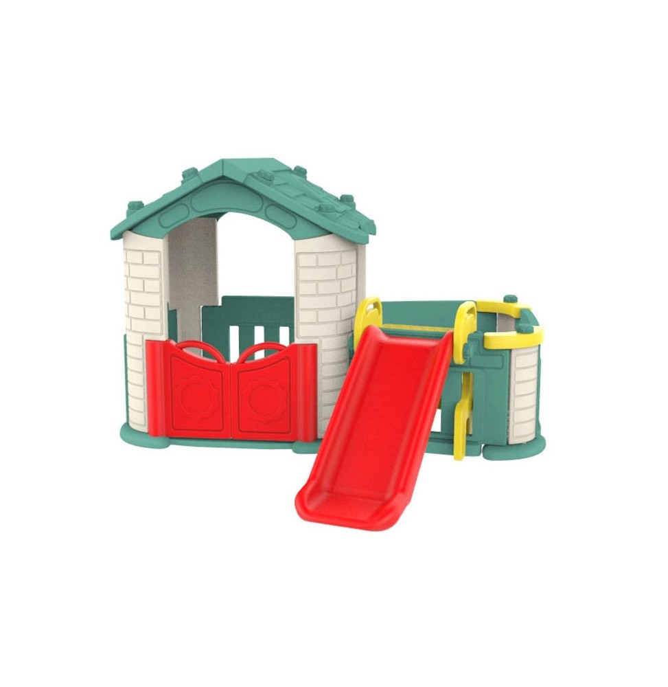 Garden House for Kids with Slide and Garden