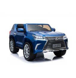 Lexus lx570 autko dla dzieci z pilotem i mp3 w kolorze niebieskim