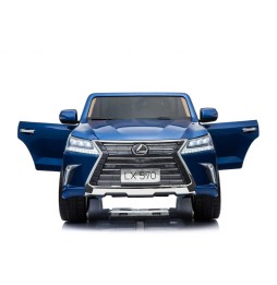 Lexus lx570 autko dla dzieci z pilotem i mp3 w kolorze niebieskim