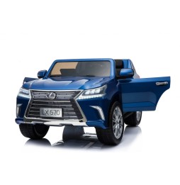 Lexus lx570 autko dla dzieci z pilotem i mp3 w kolorze niebieskim