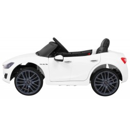 Kids Maserati Ghibli - White with Remote and LED