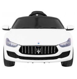 Kids Maserati Ghibli - White with Remote and LED