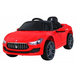 Maserati Ghibli Kids Car - Red with Remote and MP3