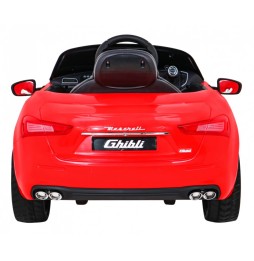 Maserati Ghibli Kids Car - Red with Remote and MP3