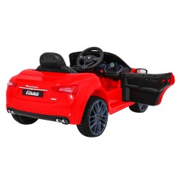 Maserati Ghibli Kids Car - Red with Remote and MP3