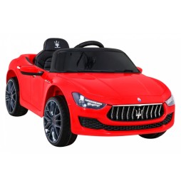 Maserati Ghibli Kids Car - Red with Remote and MP3