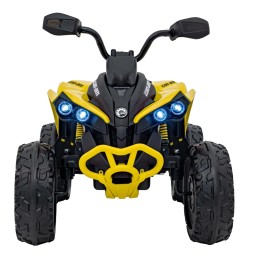 ATV quad maverick galben pentru copii